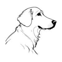 Cute dog vector black and white cartoon character design collection. White background. Pets, Animals.