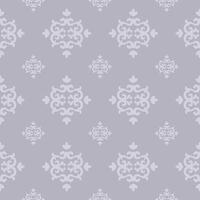 Classical floral pattern background design vector