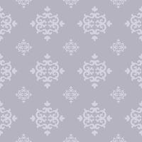 Classical floral pattern background design vector