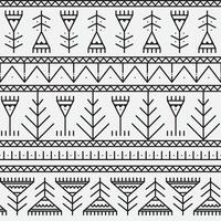 étnico sin costura modelo. vector tribal antecedentes. étnico flores y geométrico marcos diseño para tela, fondo de pantalla, borde, envase papel.