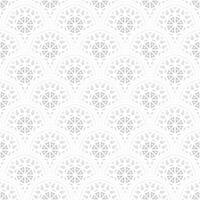 Vector seamless pattern with scales and ornament of mandala. Vector black and white seamless background. The Art Nouveau style. Best for fabric, wrapping paper and home decor