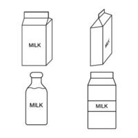 milk icon vector