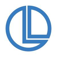 l letra logo vector