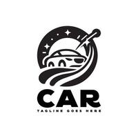 CAR MINIMAL LOGO DESIGN TEMPLATE vector