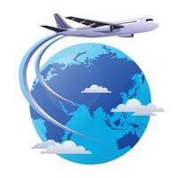 World Travel Vector Illustration. Tour and Travel Graphic design for banners and flyer