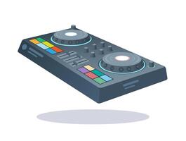 Dj Mixer Device Music Instrument Illustration Vector