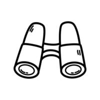 Binoculars.  Travel design. High quality illustration vector