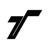 letra t logo vector