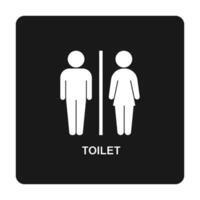 men's and women's toilet icon vector