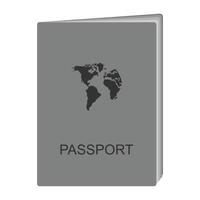 passport icon vector