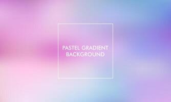 pastel abstract gradient background with colorful color vector