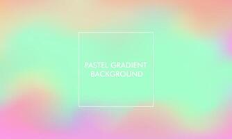 pastel abstract gradient background with colorful color vector