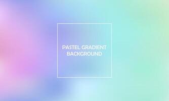 pastel abstract gradient background with colorful color vector