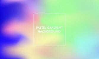 pastel abstract gradient background with colorful color vector