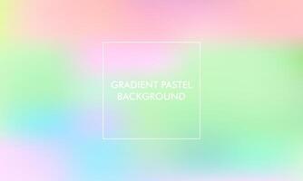 pastel abstract gradient background with colorful color vector