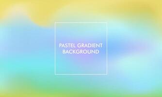 pastel abstract gradient background with colorful color vector