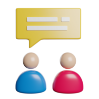 la communication message bavarder png