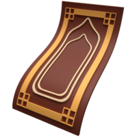 3D Prayer Mat icon on transparent background png