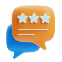 3d Feedback Symbol auf transparent Hintergrund png