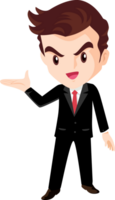 smart business man character png