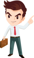 smart business man character png