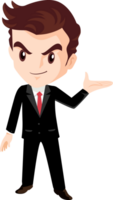 smart business man character png