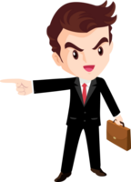 smart business man character png