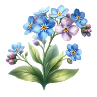 ai gegenereerd mooi bloemen voorjaar png