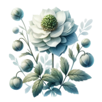 AI generated beautiful flowers spring png