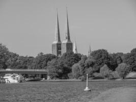 Luebeck city at the baltic sea photo