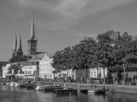 Luebeck city at the baltic sea photo