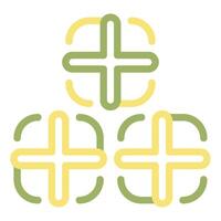 Hot Cross Bun Icon For web, app, infographic, etc vector