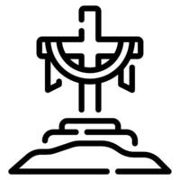 Resurrección icono para web, aplicación, infografía, etc vector