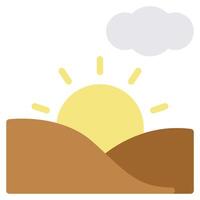 Sunrise Icon For web, app, infographic, etc vector