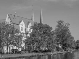 Luebeck city at the baltic sea photo