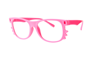 rosado Gafas de sol marco o llantas de gafas para dama y niño aislado con recorte camino en png archivo formato Moda Dom lentes
