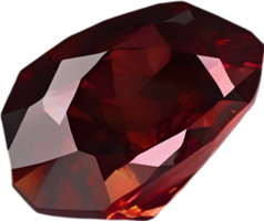 ai generado granate piedra, vistoso piedra preciosa clipart. png