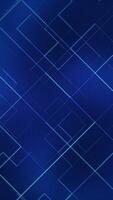 Vertical video - blue abstract geometric motion background with halftone dots and glowing lines and shapes. Full HD and looping textured animation. Suitable as a corporate or business background.