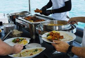 Yacht Dining Experience with Ocean View in Dubai photo