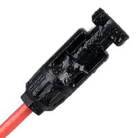 PV Waterproof Connector with Water Droplets. photo