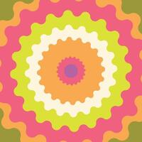 Colorful abstract background with smooth and mild wavy optical illusion effects and lines, surreal background for advertising or social media post. vector