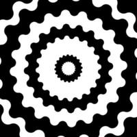 Black and white abstract background with smooth and mild wavy optical illusion effects and lines, surreal background for advertising or social media post. vector