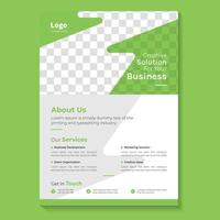 Corporate Flyer Design Templates vector