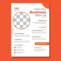 Corporate Flyer Design Templates vector