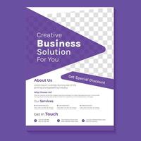 Corporate Flyer Design Templates vector