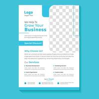 Corporate Flyer Design Templates vector