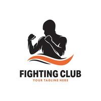 Fighting club Logo Design Template vector