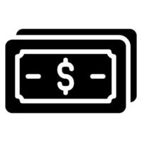 money glyph icon vector