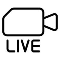 live line icon vector