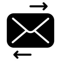 transfer glyph icon vector